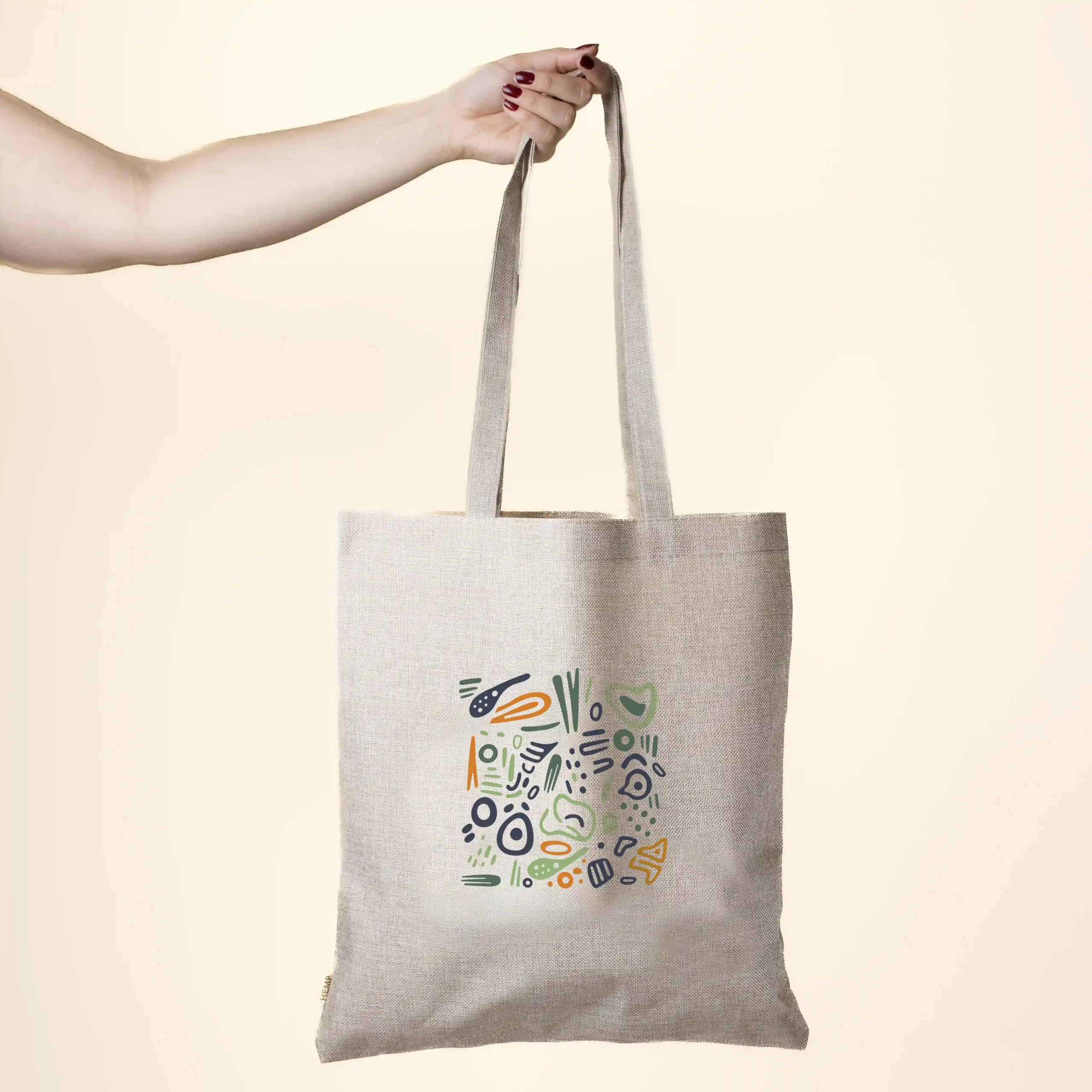 HEBRA: Bolsa de cáñamo 200 g/m2.