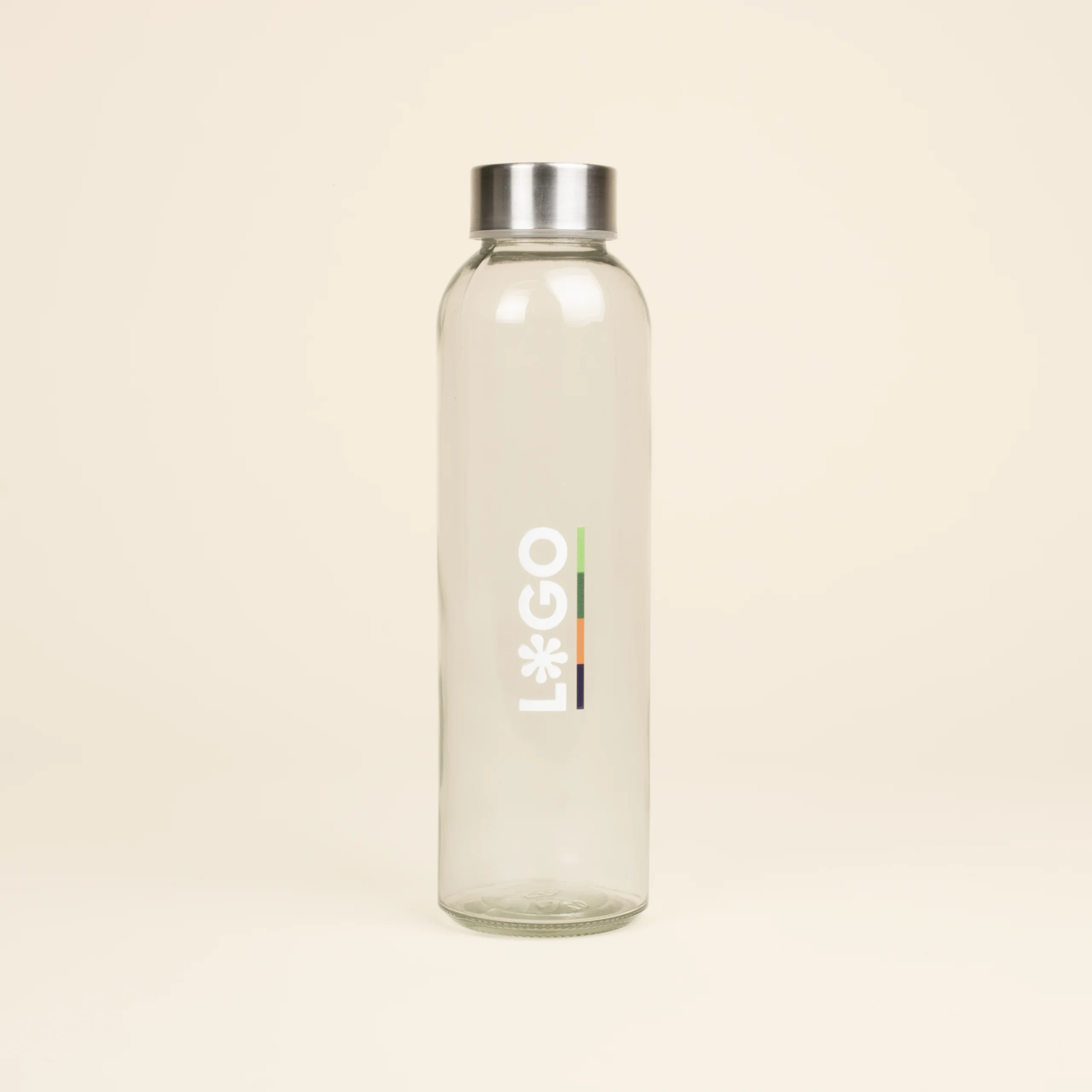 LUNE: Glass bottle, 500 ml. Full color printing