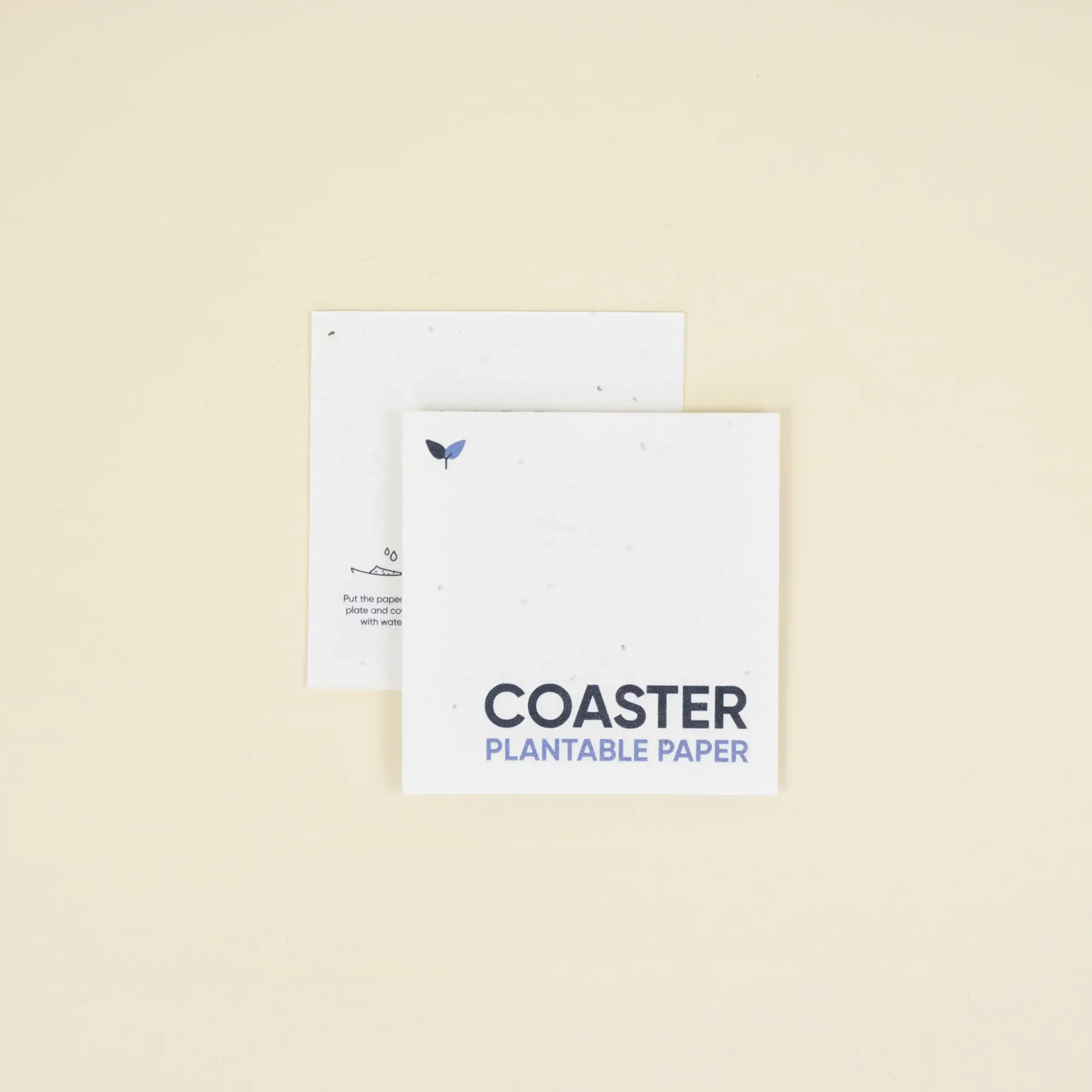 SEED PAPER: Coaster. 10 x 10 cm.