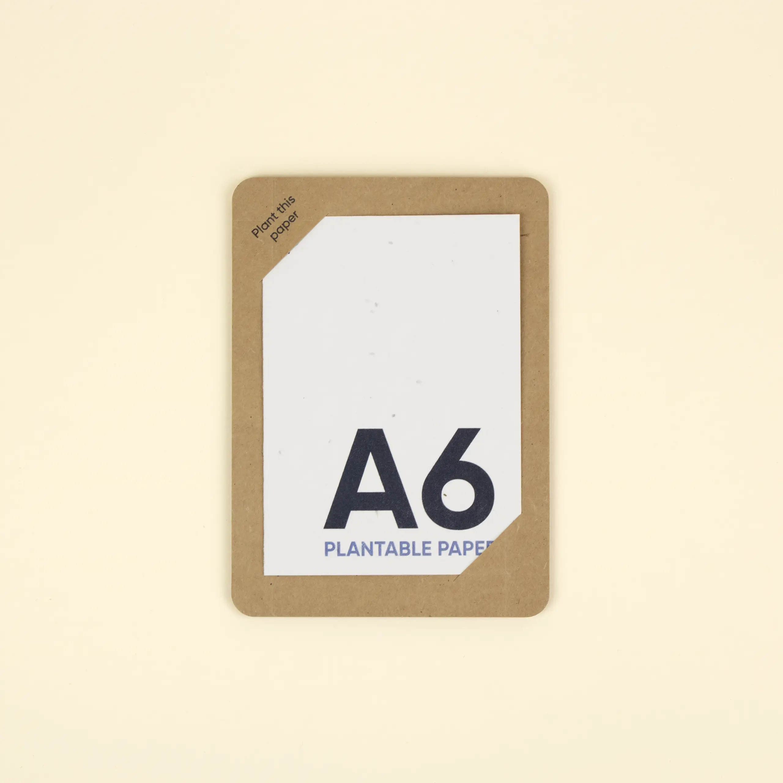 Porte-carte kraft A6. 13×18 cm.