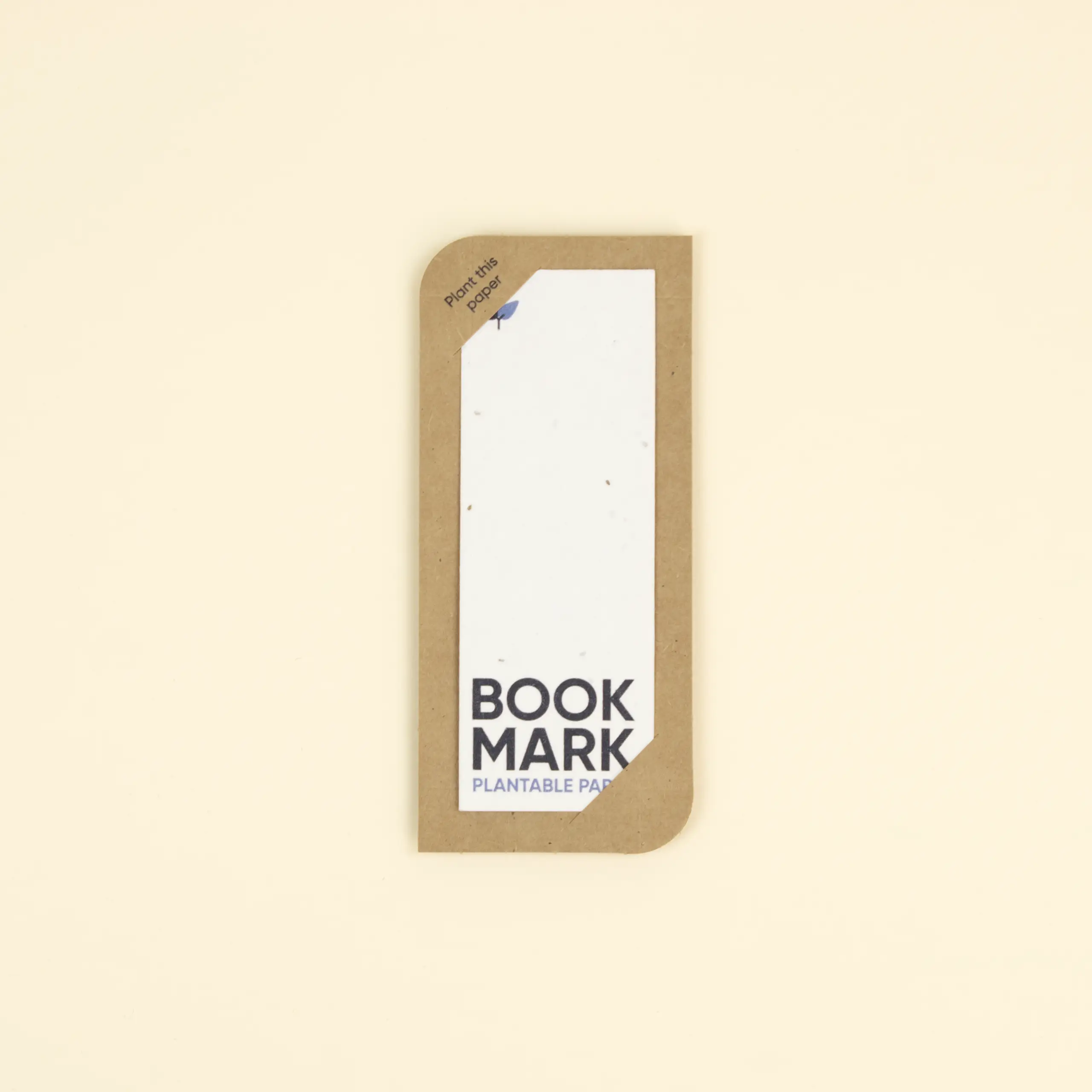 Kraft bookmark holder. 7,3×16,5 cm.