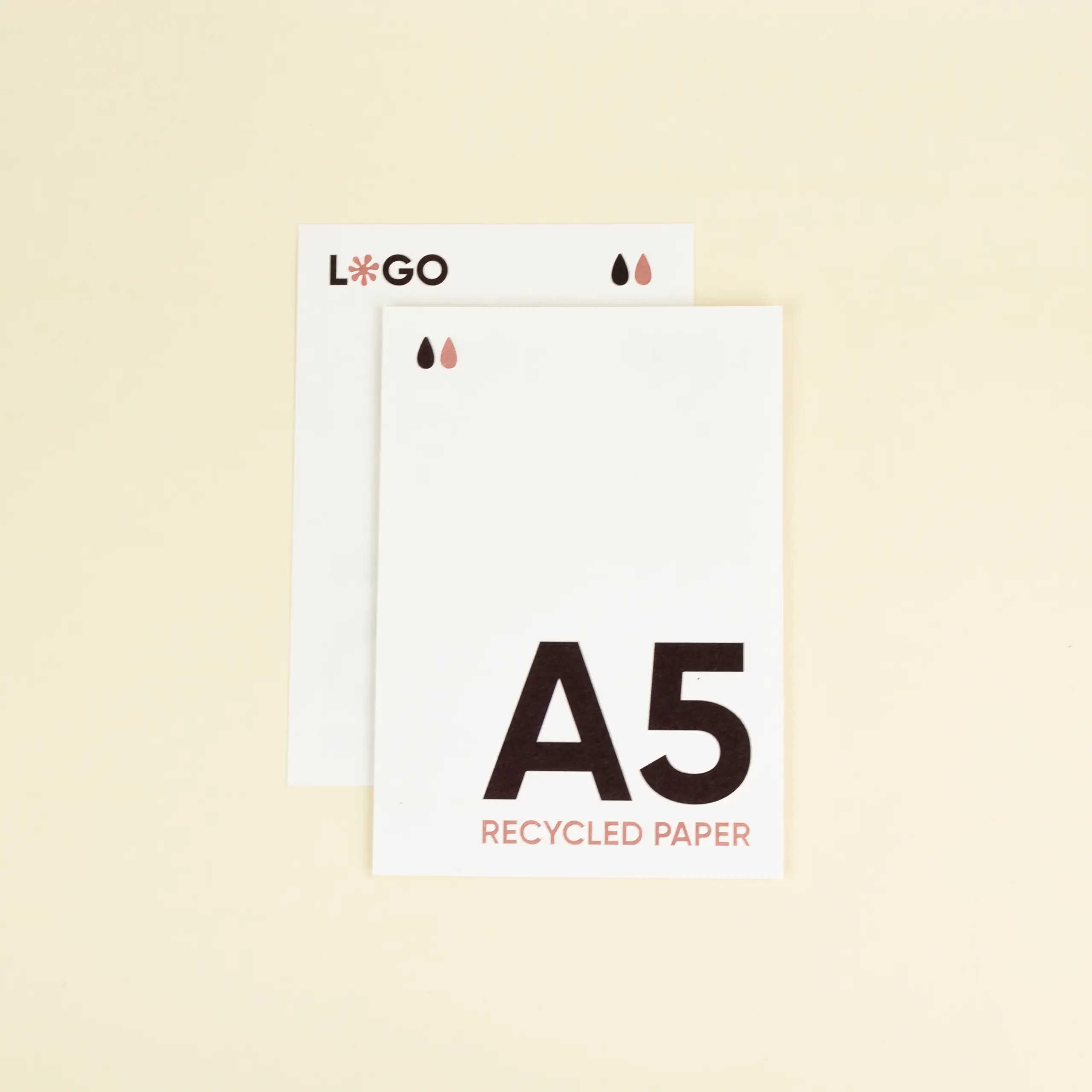 RECYCLED PAPER: A5 Card, 14,8x21 cm.