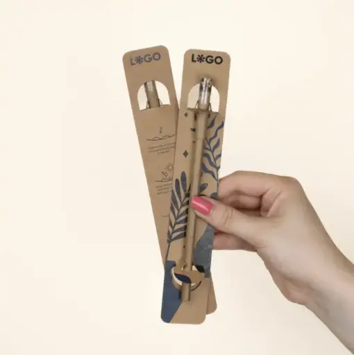 NABRA: Stylo plantable avec blister personnalisé