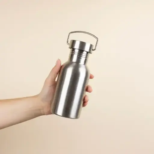 [007007] CUB: Stainless steel bottle 500ml. Full color printing